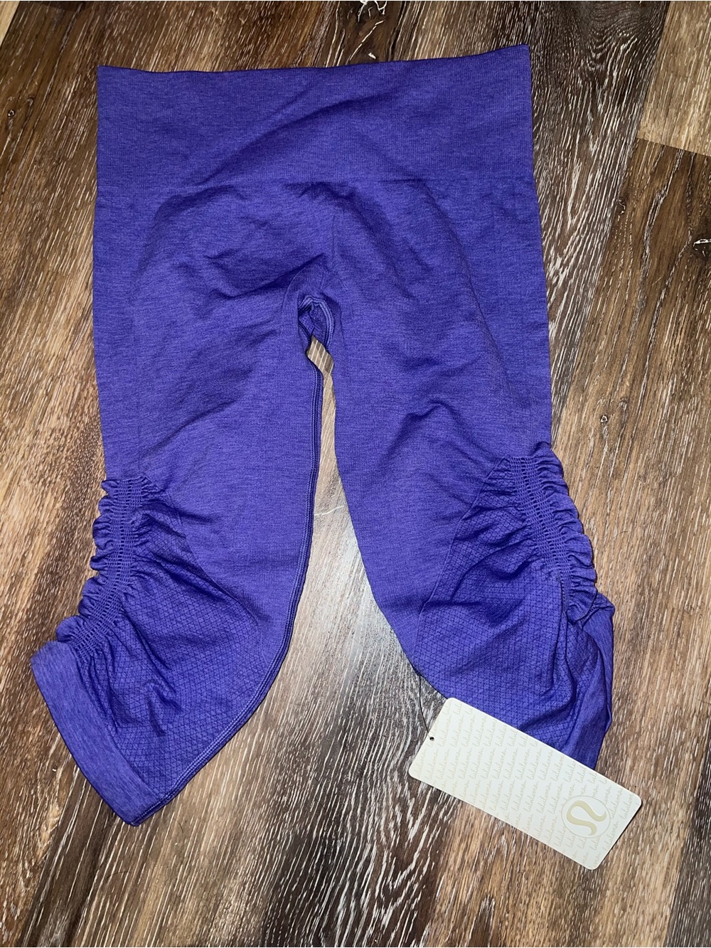 Lululemon Purple Active Seamless Capri Leggings